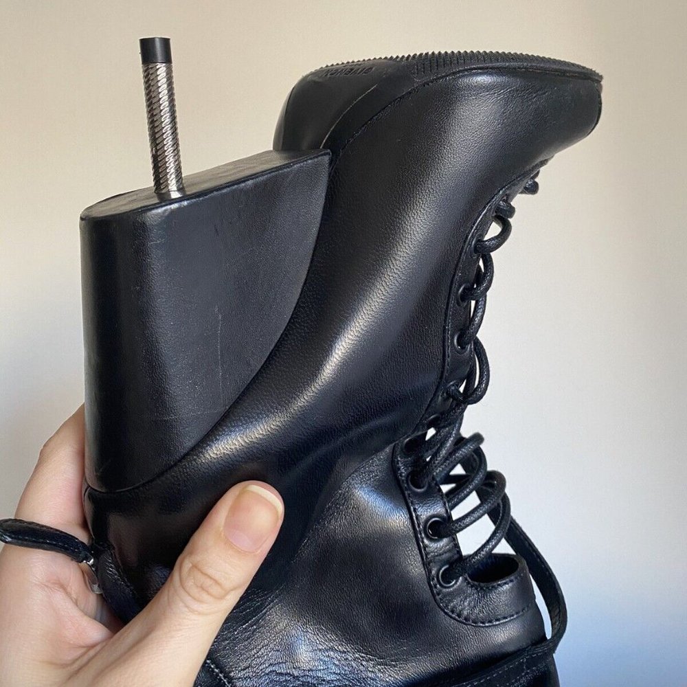 GIVENCHY 6.5 Laced Nunka Thigh High Boots Over The Knee OTK 36.5 $4K - Picture 9 of 9